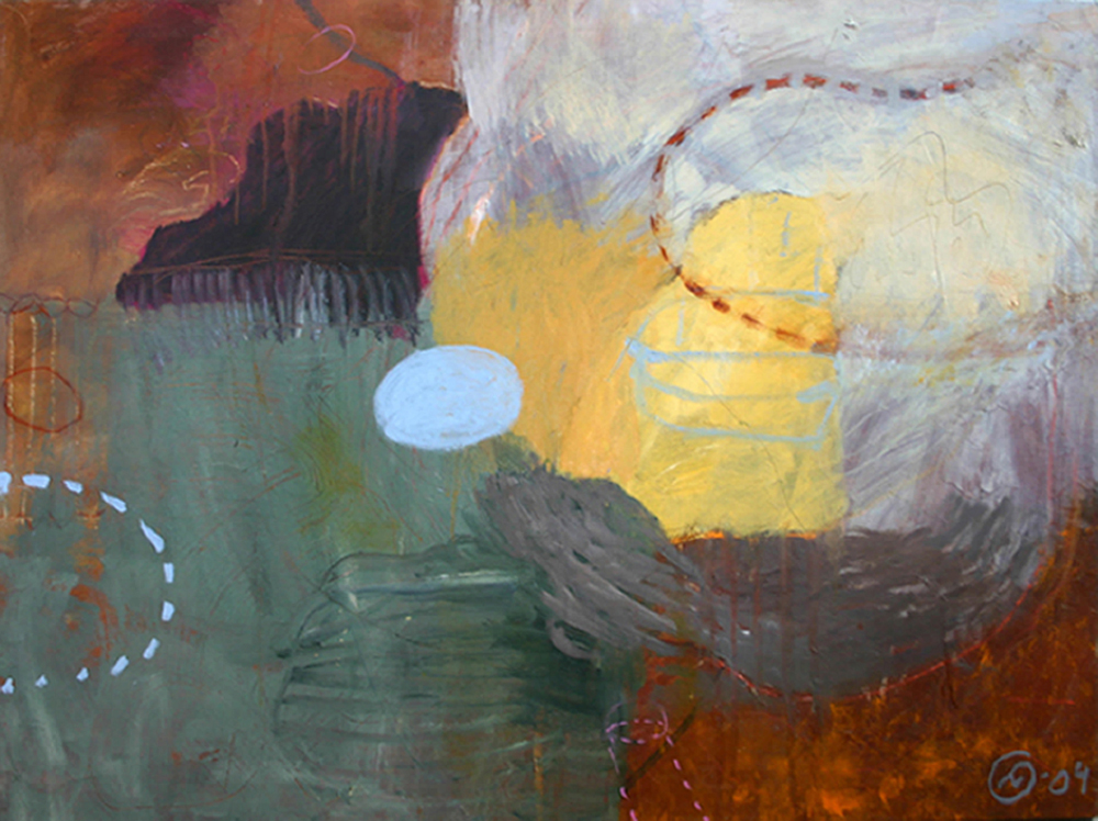 October. 110 x 120 cm. Oil on linen.. 2004. Sold